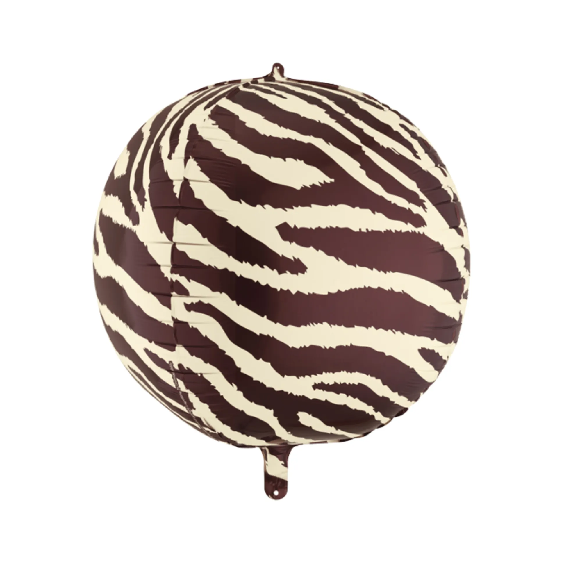 Zebra Stripe Round Foil Balloon 19.7in